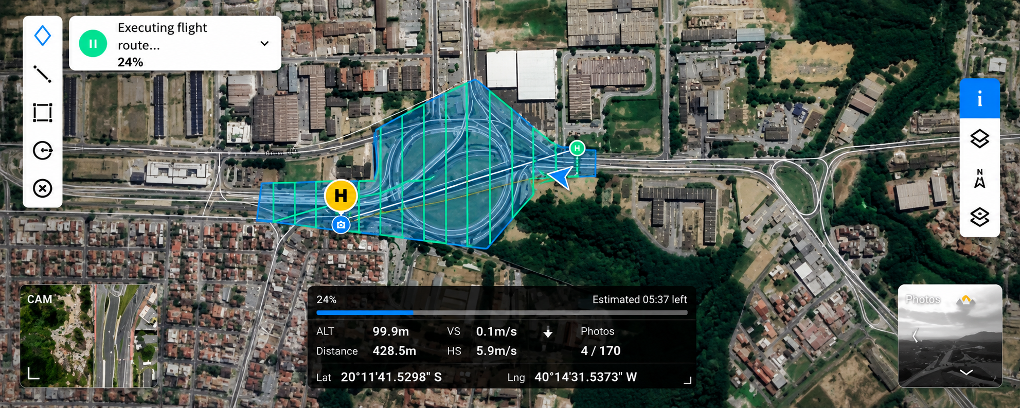 Mapeamento com Drone